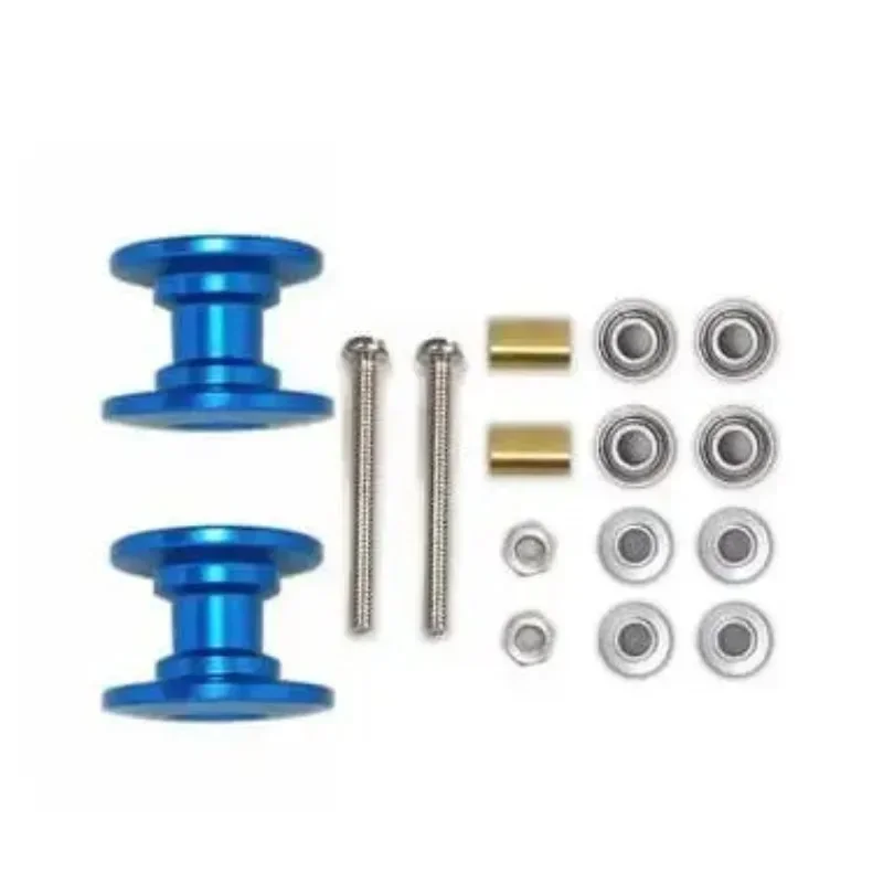 Tamiya Model Mini 4Wd - 2 Buah 12-13Mm Rol Panduan Ganda