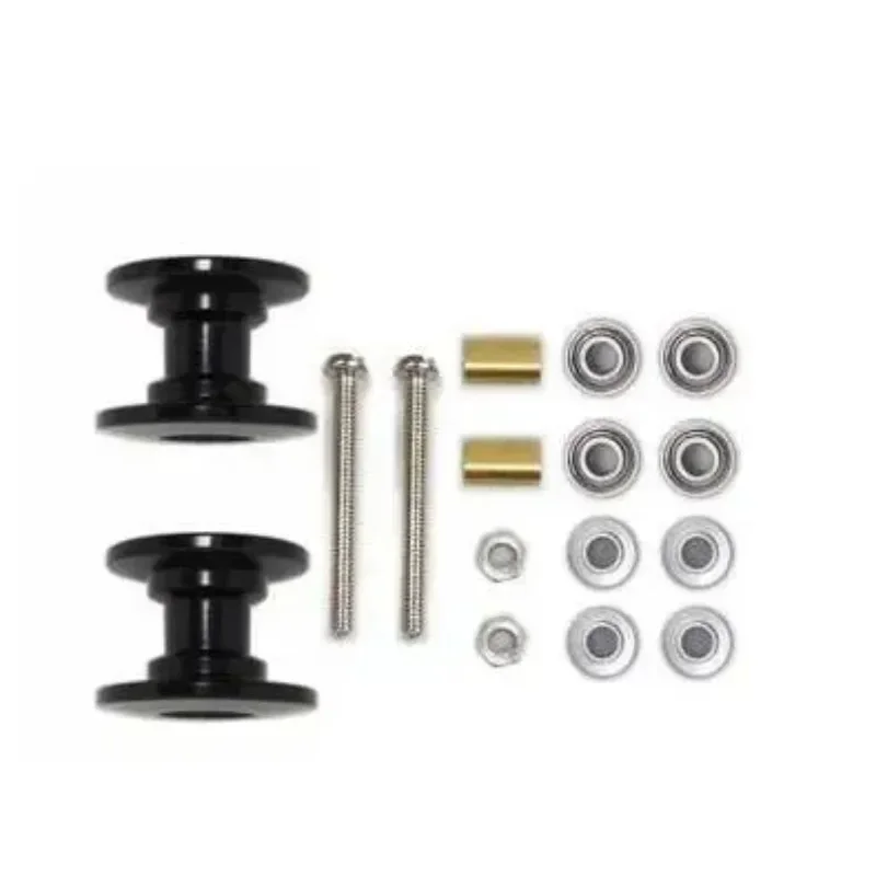 Tamiya Model Mini 4Wd - 2 Buah 12-13Mm Rol Panduan Ganda