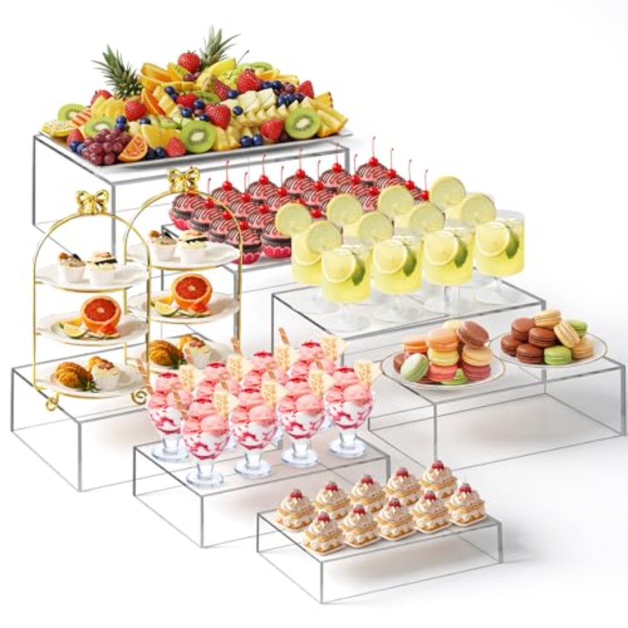 Display Risers Set - 7 Pcs Set Alas Sajian Buffet