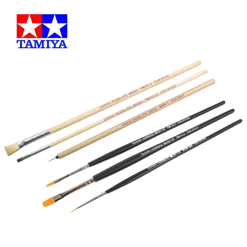 TAMIYA sikat pemodelan 87066/8 - Tamiya Model Paint Set ulasan dan harga