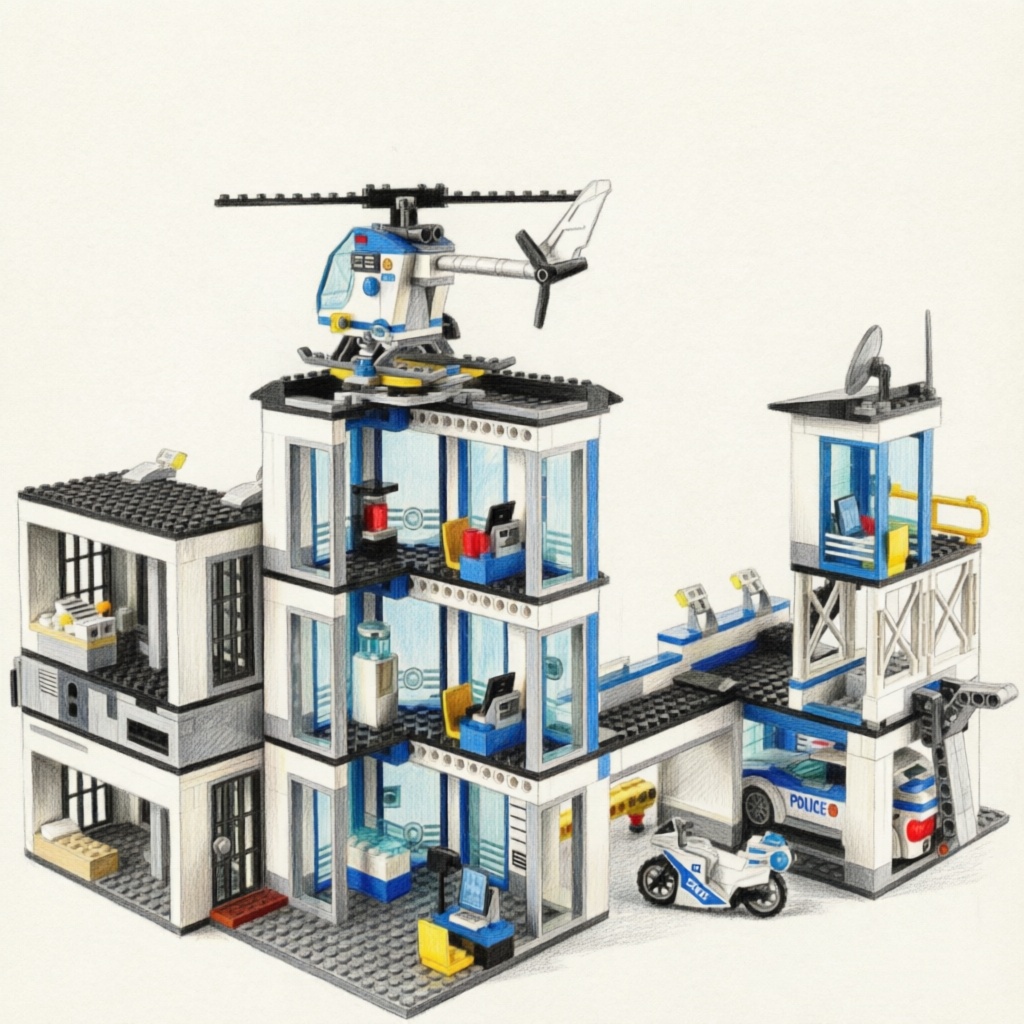 Set Model Bangunan Kota Kantor - Lego Set Creator ulasan dan harga