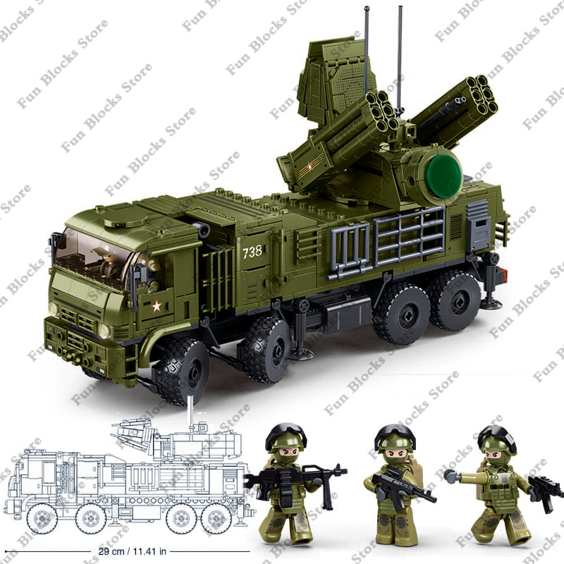 SLUBAN Pantsir kendaraan rudal - Lego Set Creator ulasan dan harga