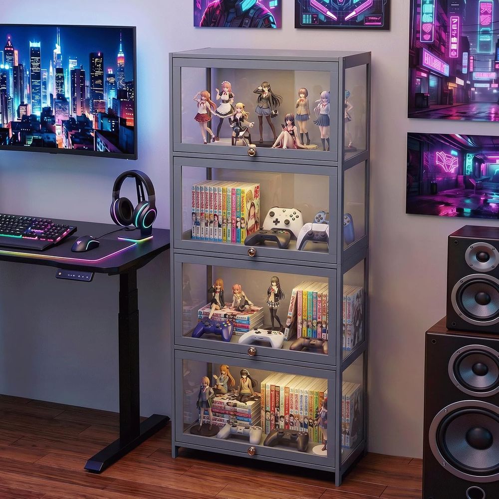 Kotak Pajangan Akrilik 4 Tingk - Display Case Acrylic ulasan dan harga