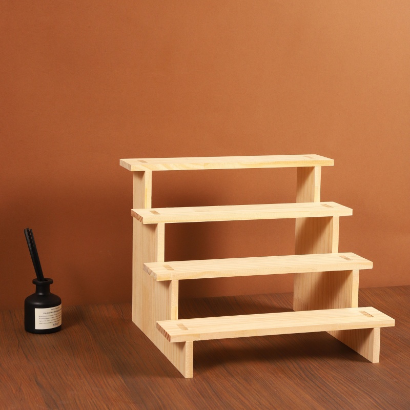 Rak Pajangan Kayu, Stand Pajan - Display Risers Set ulasan dan harga