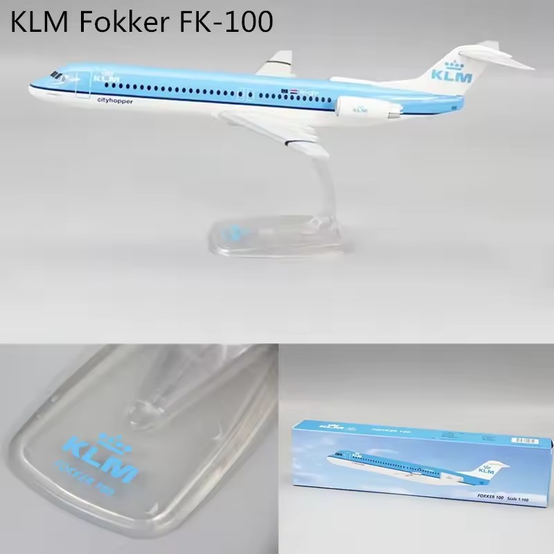 Skala 1/100 Air /KLM FK-100/SM - Model Airplane Plastic ulasan dan harga