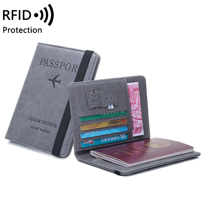 Tempat Paspor Kulit PU Uniseks - Card Top Loader ulasan dan harga