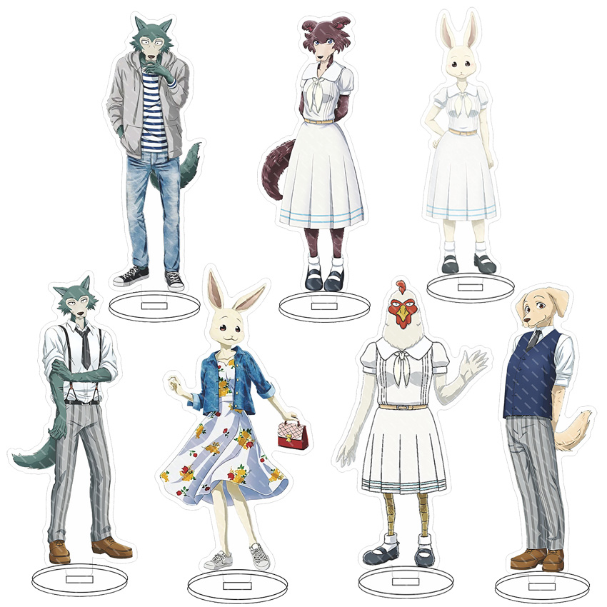 16CM Anime BEASTARS Legoshi Lo - Figma Stand Set ulasan dan harga