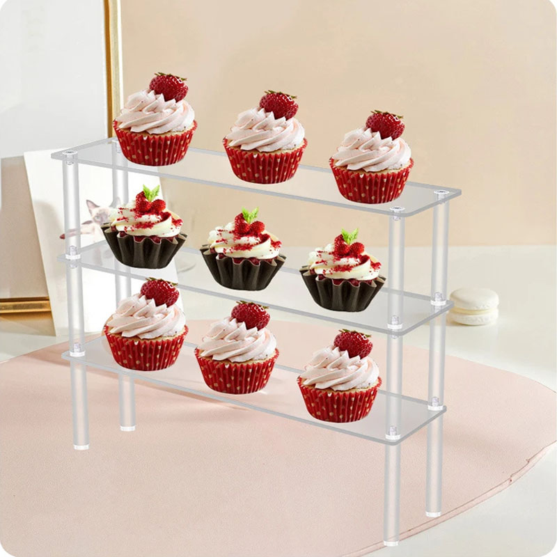 Stand peninggi layar akrilik B - Display Risers Set ulasan dan harga