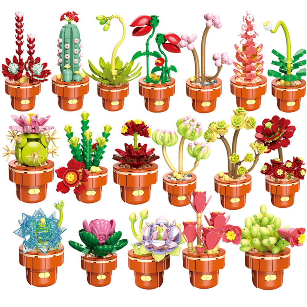 2024 Set hadiah tanaman pot su - Lego Set Creator ulasan dan harga